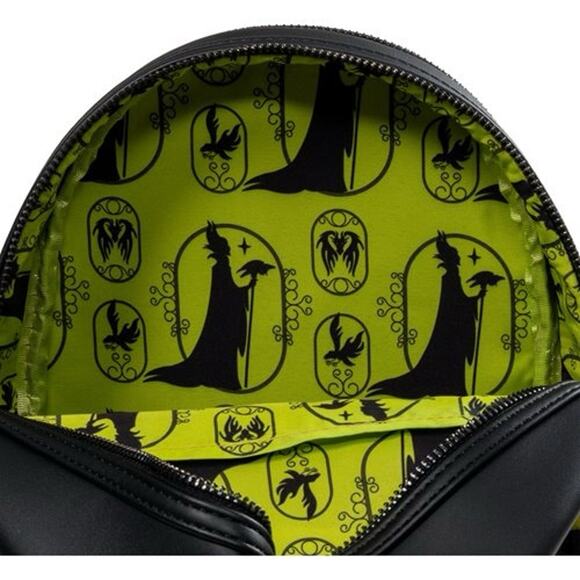 NWT Loungefly Disney Maleficent Stained Glass Mini Backpack main image 6